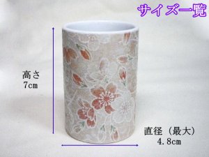 画像2: ペット仏具　高級有田焼　桜　線香立て