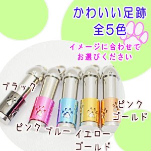 画像2: ステンレス製　肉球マーク入り　遺骨ペンダント　ステンレス製ジュエリーチェーン【ゆうパケット198円発送対応】