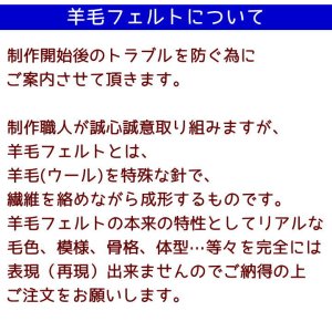 画像13: ペット仏具 オーダー羊毛フェルト わんちゃん お写真から制作 かわいい おもかげ 日本製 羊毛フェルト 犬