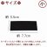 画像2: 横置き ミニ 線香皿 交換用 カーボンフェルト 横置き香炉 筒形香炉 香皿 (2)
