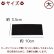 画像2: 横置き 線香皿 交換用 カーボンフェルト 横置き香炉 筒形香炉 香皿 (2)