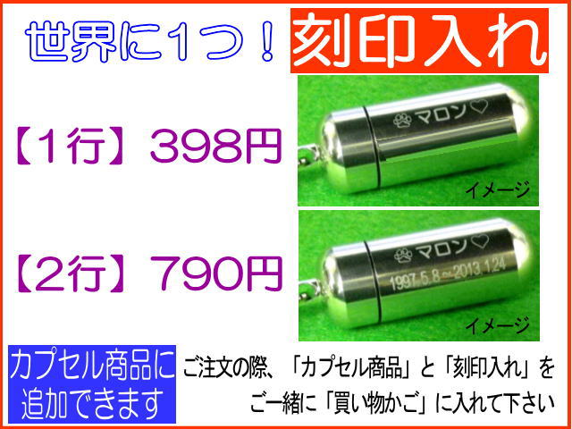 画像5: 遺骨・遺毛カプセルキーホルダー「シルエット」　（カプセル　大）　犬(3) 【ゆうパケット発送対応商品】