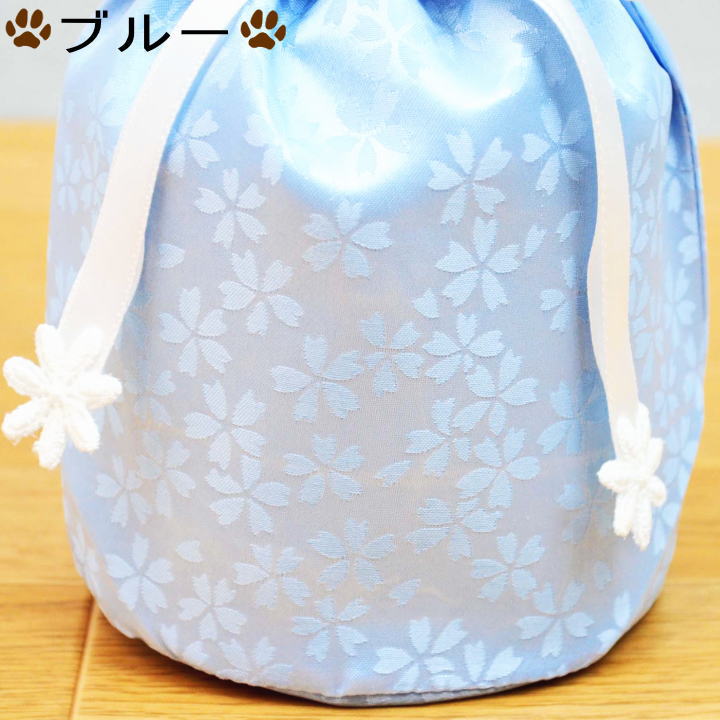 画像: ペット 骨壷カバー 骨袋 桜・花つつみ 4寸用骨壷カバーのみ 【メール便（ポスト投函）対応商品】ペット仏具 ペット用骨壷カバー